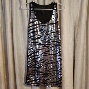 Sequined Racerback Tank Top